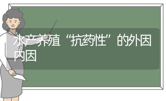 水产养殖“抗药性”的外因内因