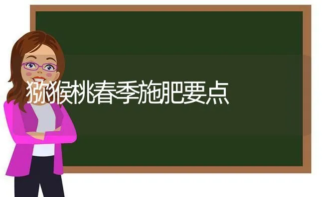 猕猴桃春季施肥要点